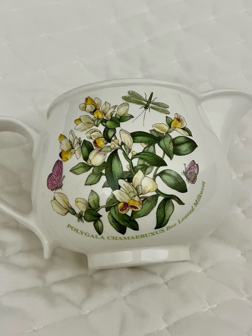 RARE! PORTMEIRION BOTANTIC GARDEN REPLACEMENT 1 PINT GRAVY BOAT 3 3/4" TALL